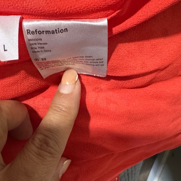 Reformation Red Floral Maxi Dress - Picture 16 of 16